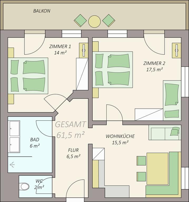 Apartmán Stockhambauer Kleinarl Pokoj fotografie