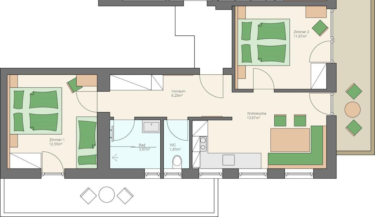 Apartmán Stockhambauer Kleinarl Exteriér fotografie